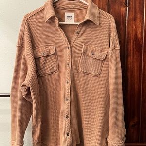 Aerie Lumberjane Waffle Shirt